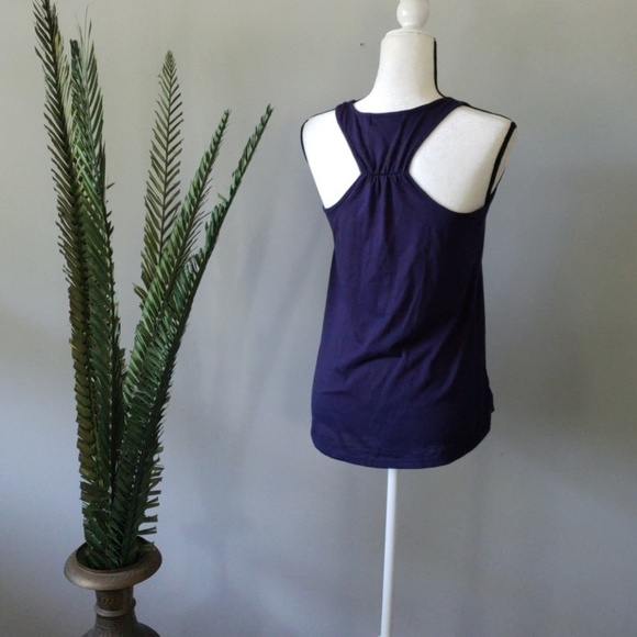 Mason + Mackenzie navy blue patriotic heart print tank - Picture 2 of 3